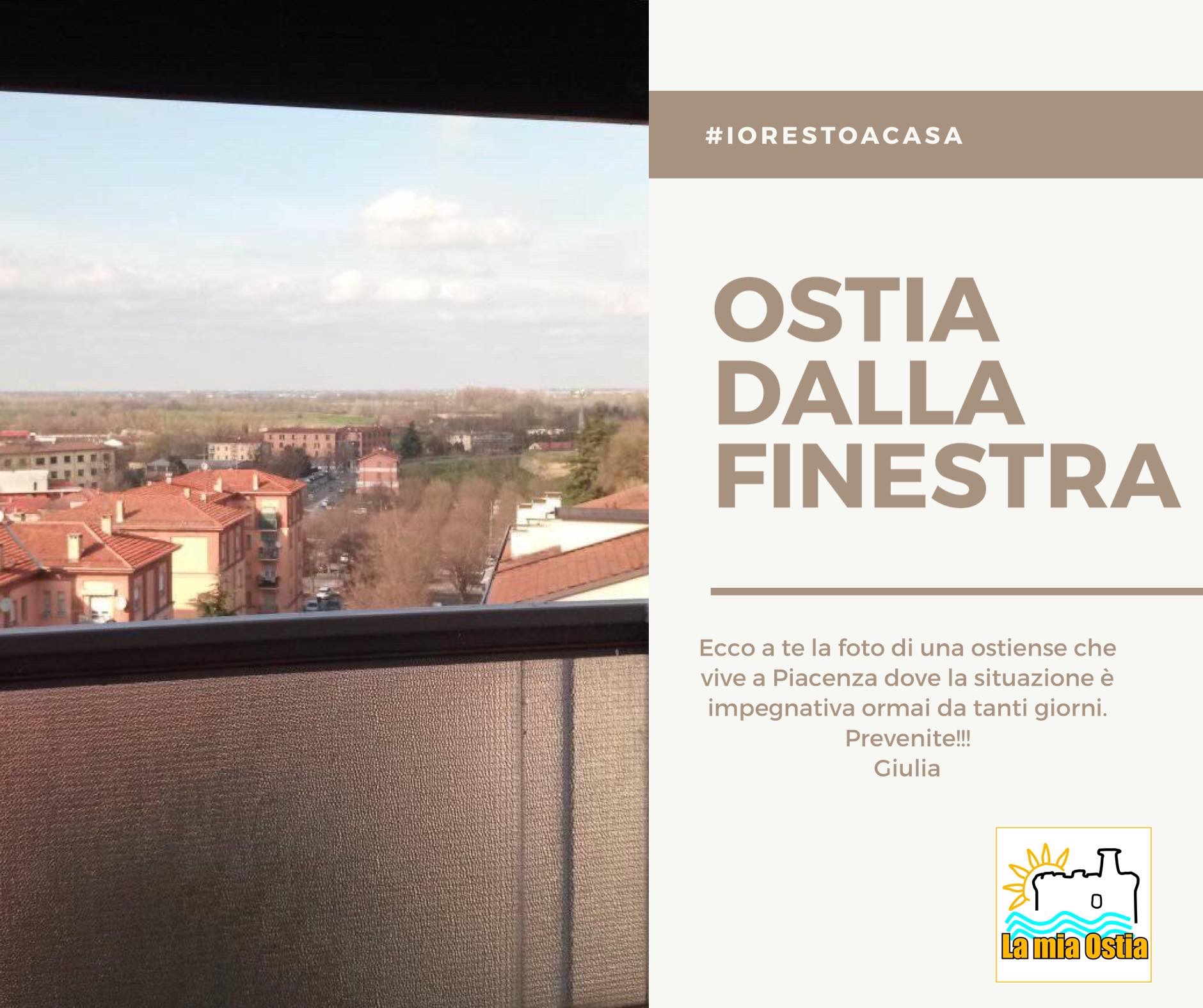 Ostia dalla finestra: mese di marzo